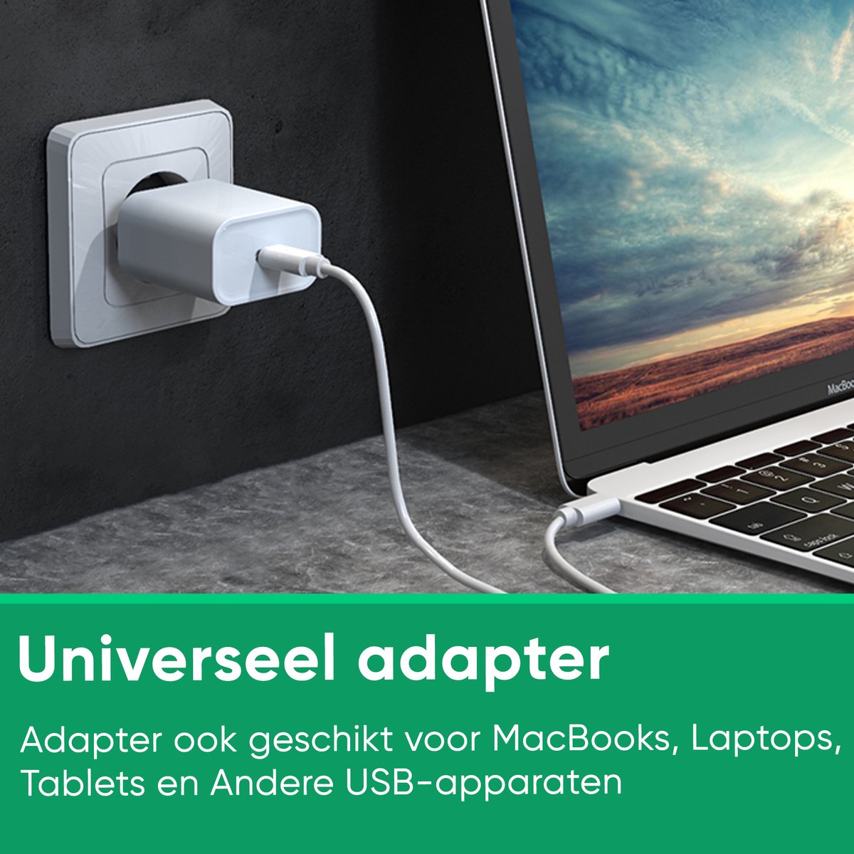 Synyq 30W USB-C Snellader - Universeel