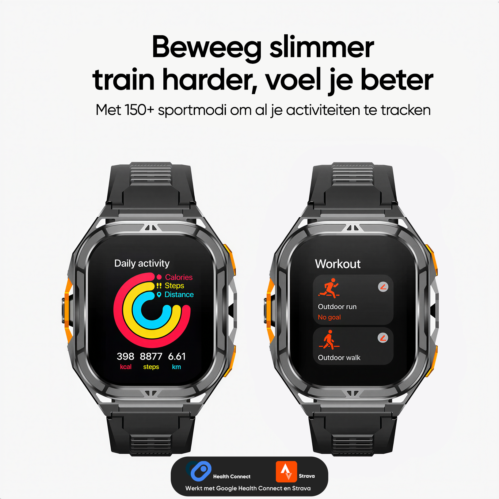 Synyq Solid Pro - GPS Smartwatch Heren