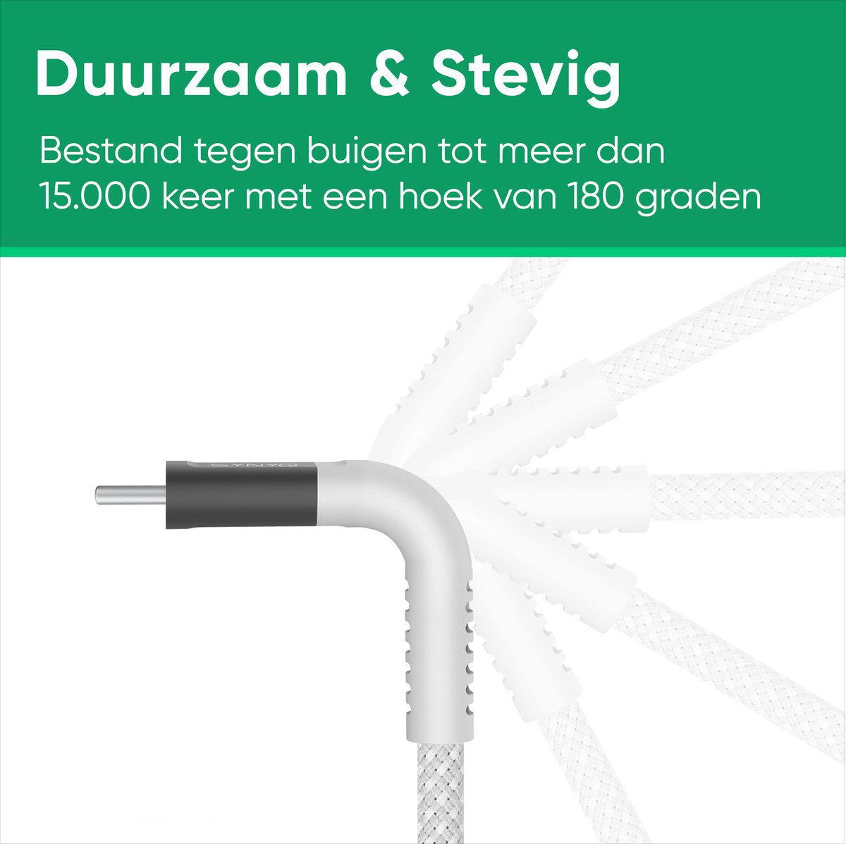 Synyq 45W USB-C Snellader Set - Incl. 100W Kabel - Universeel