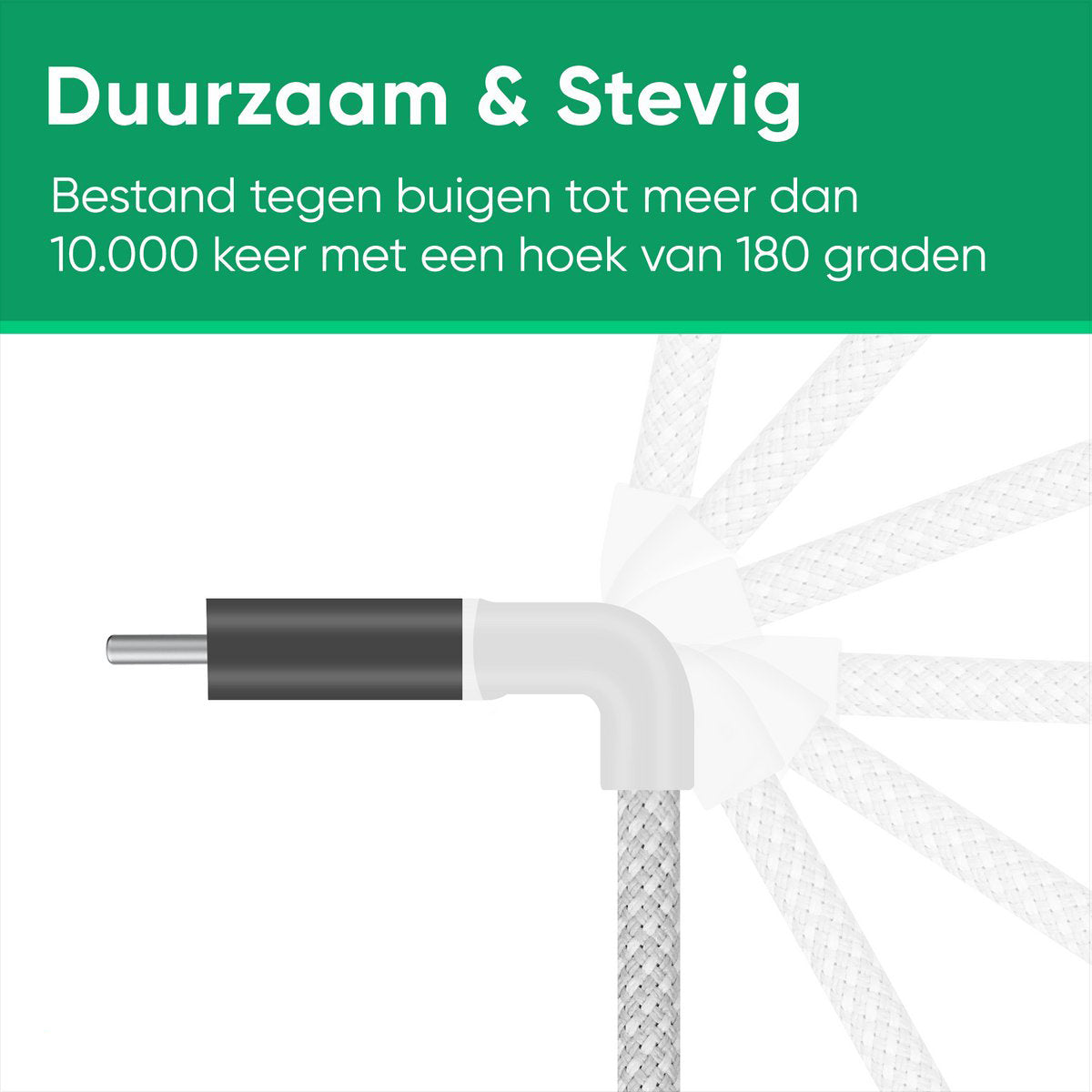 Synyq USB-C naar USB-C Kabel - Gevlochten - (1m / 2m / 3m)