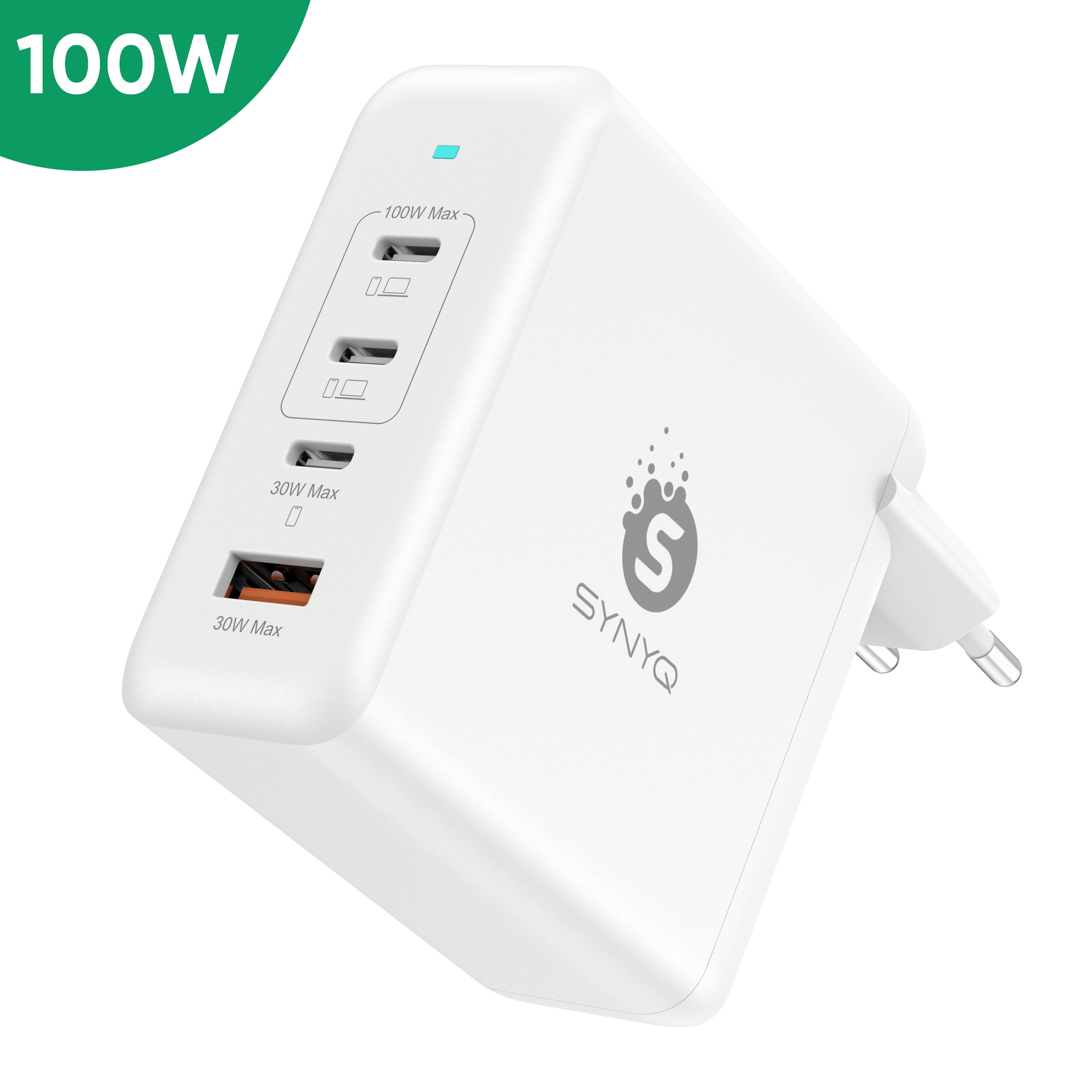 Synyq 100W GaN2 Snellader - Universeel