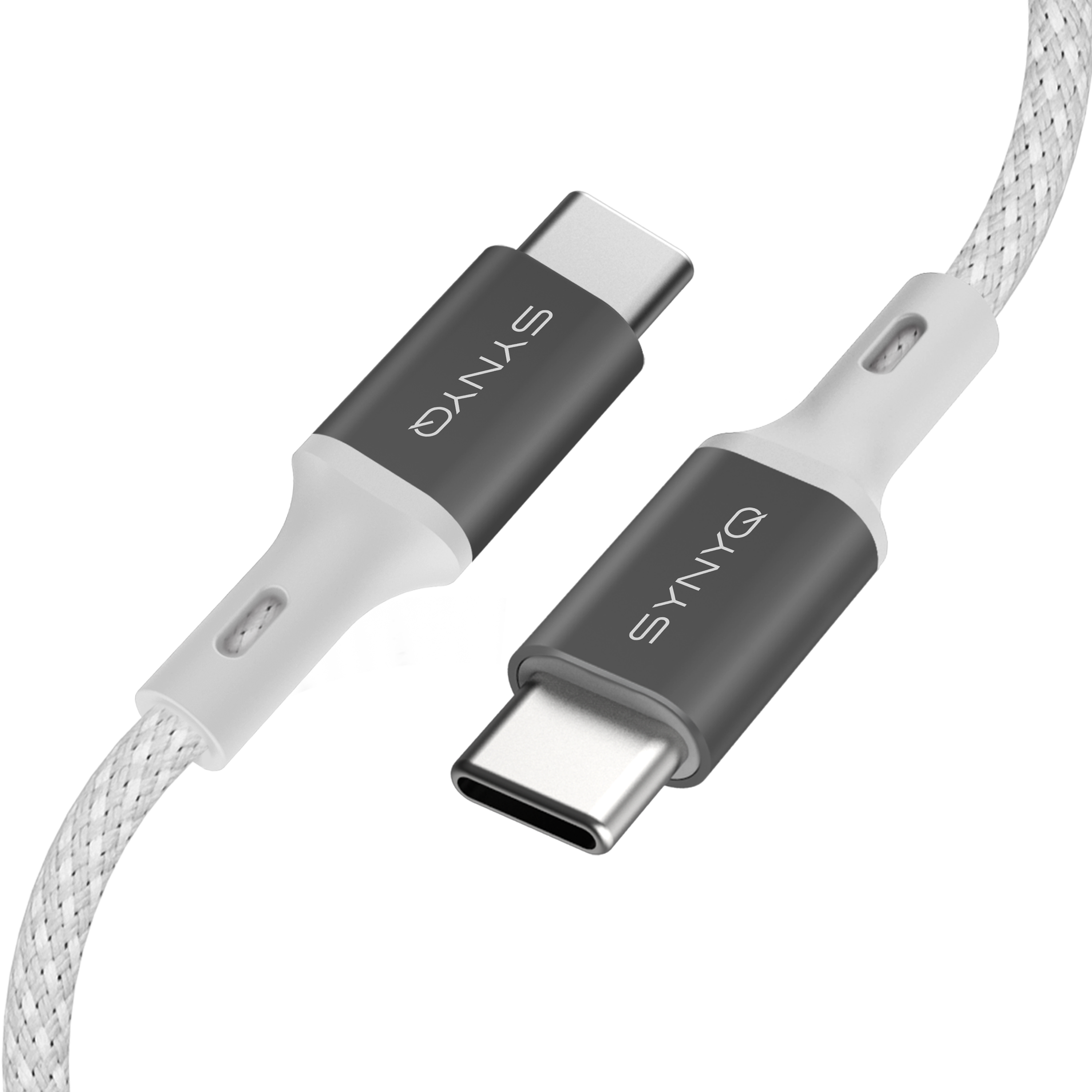 Synyq USB-C naar USB-C Kabel - Gevlochten - (1m / 2m / 3m)