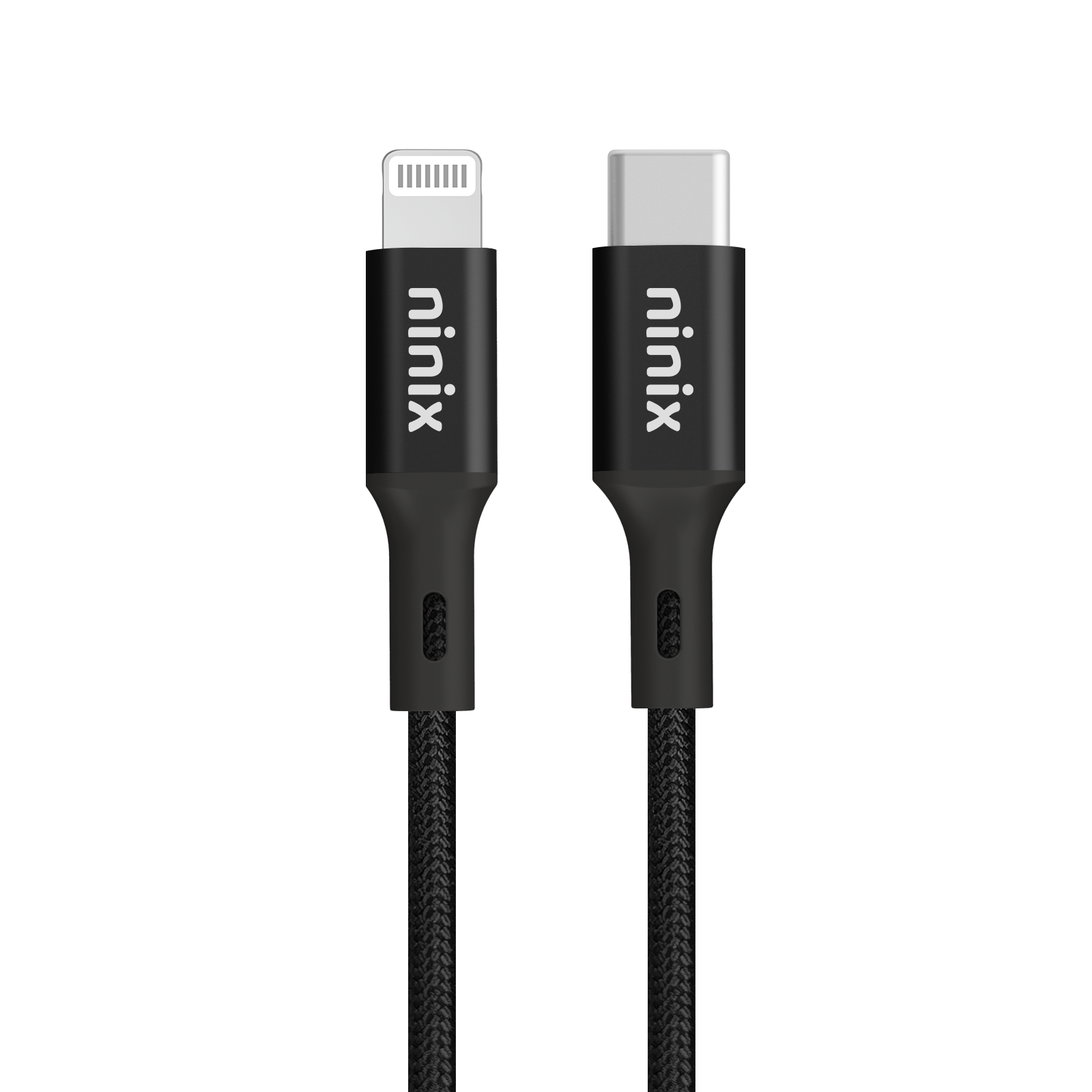 Ninix Lightning naar USB-C Kabel - Nylon Gevlochten