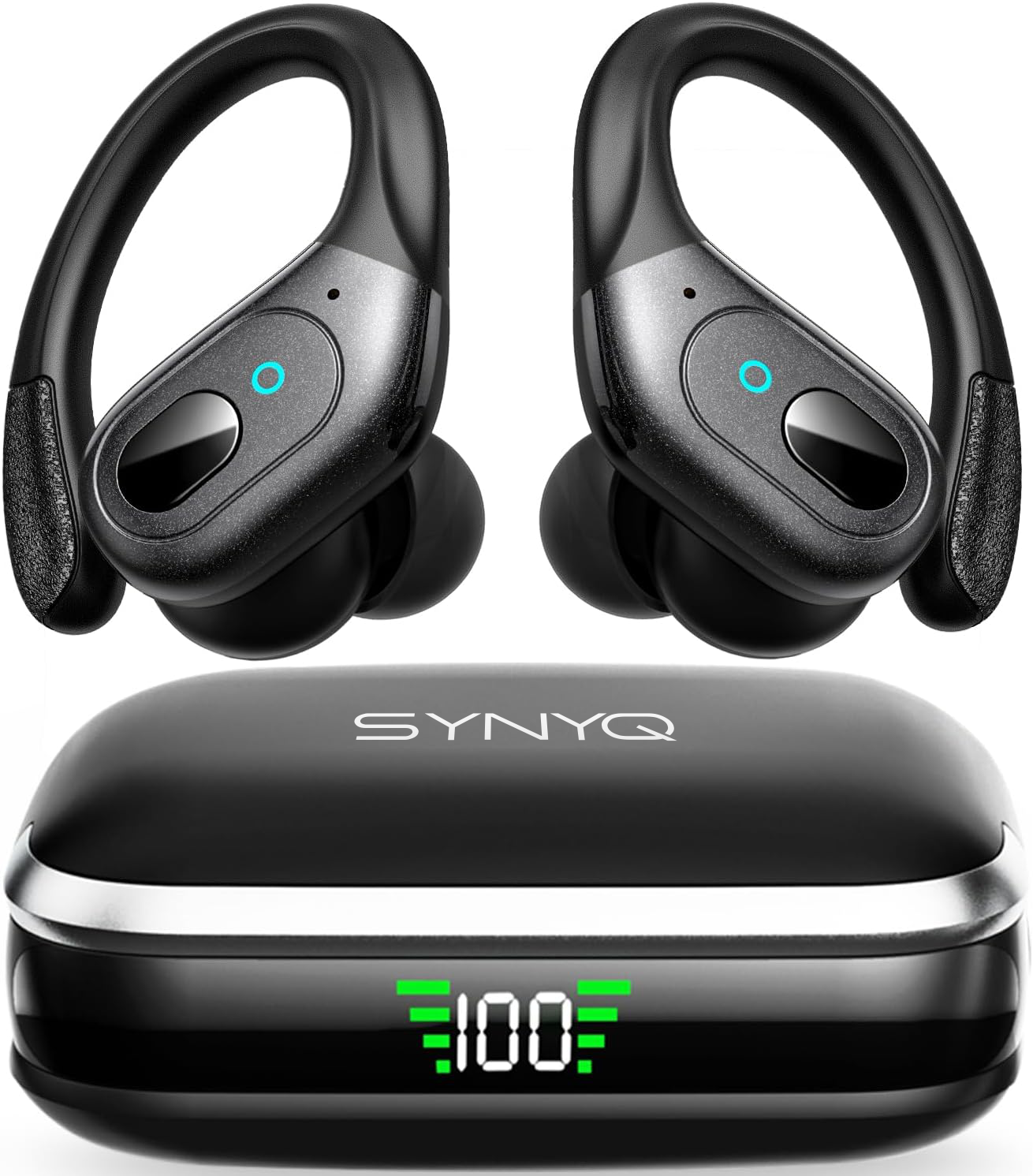 Synyq JumP Draadloze Sport Oordopjes - 75u Batterij