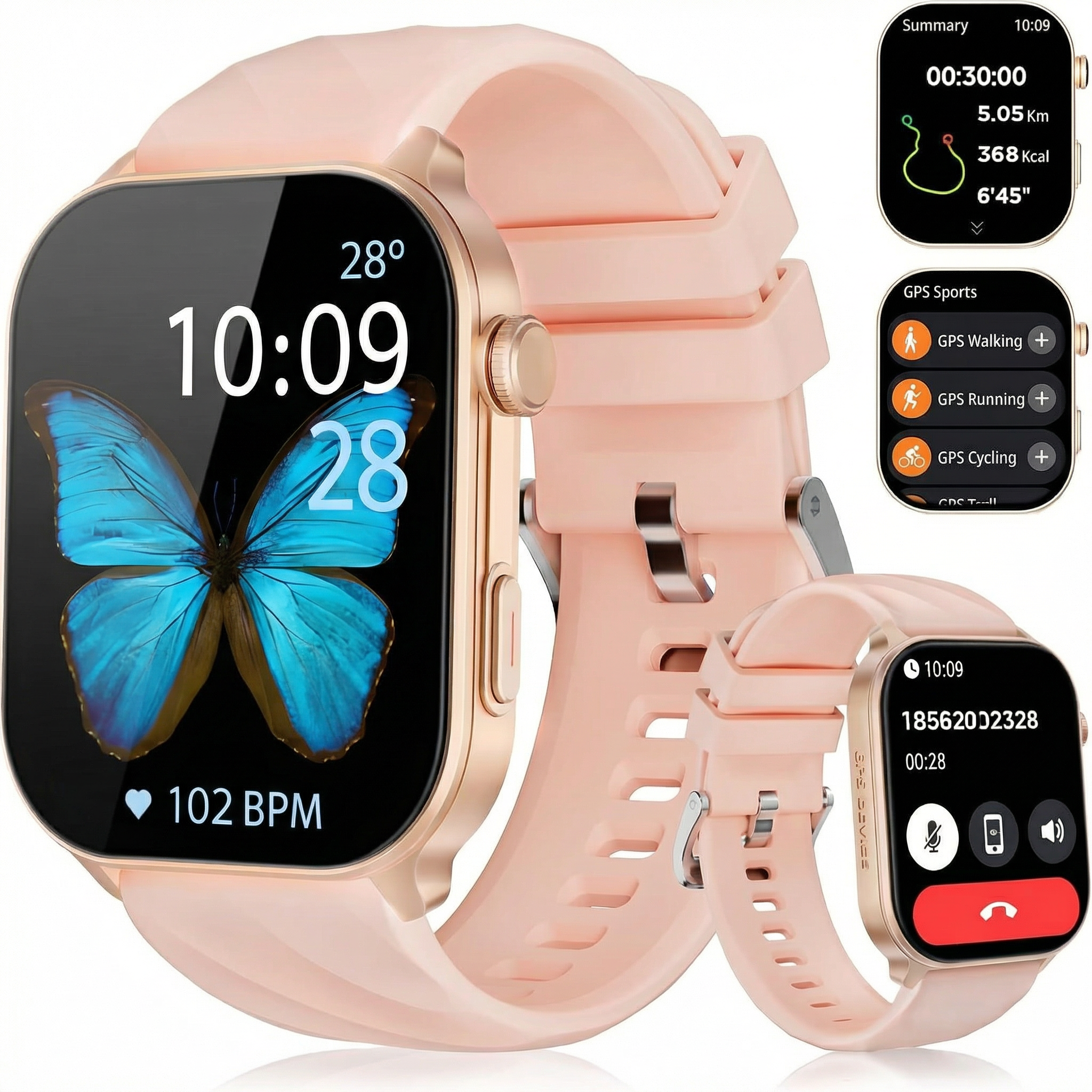 Synyq Axis GPS Smartwatch Dames en Heren